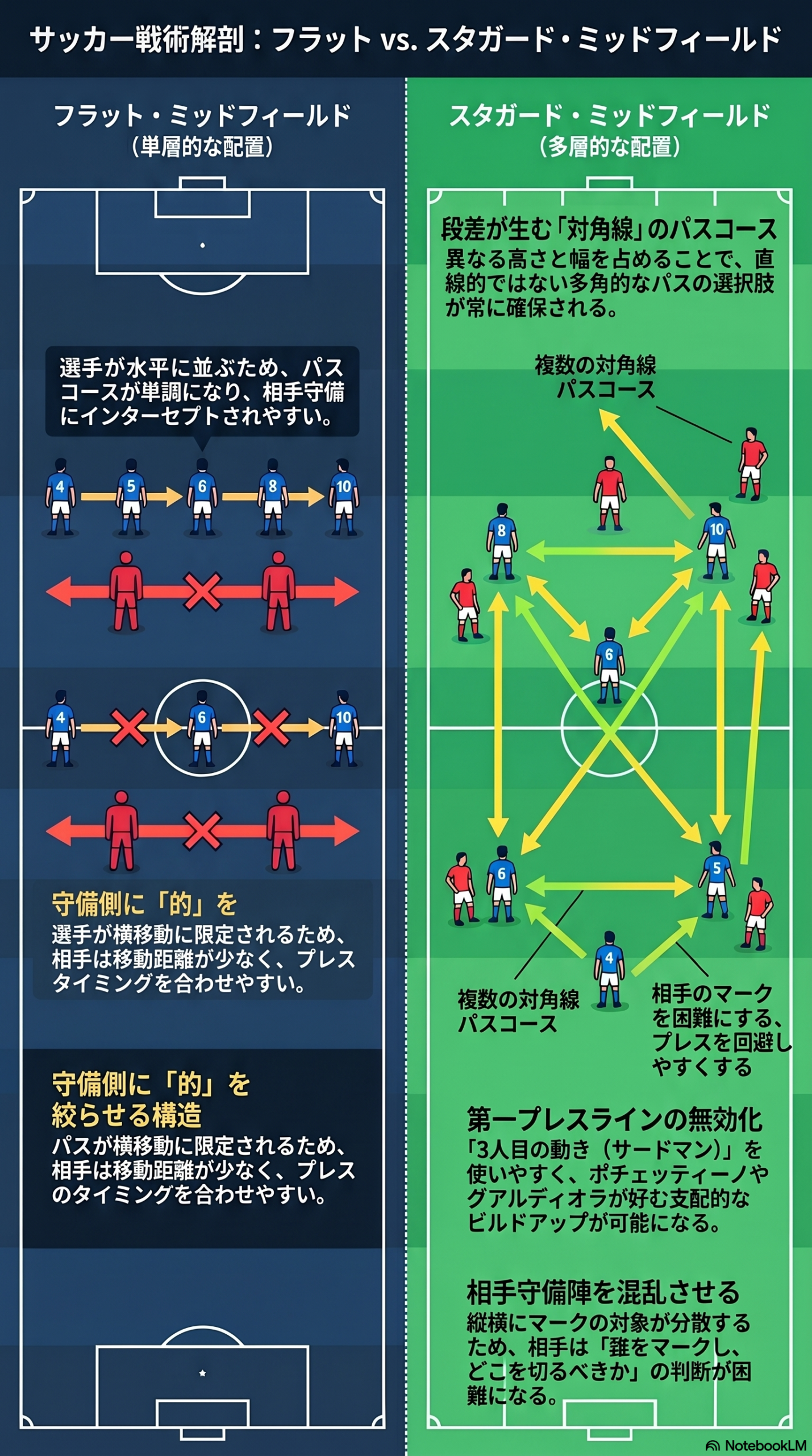 スタガード・ミッドフィールド